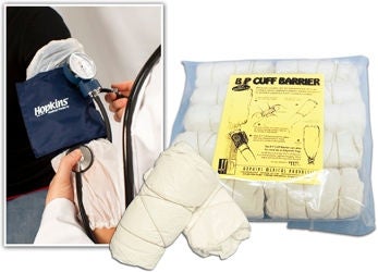Hopkins Blood Pressure Cuff Barrier Sleeve, 100 Count - 690052-Pack - LL Medico