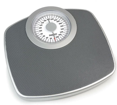 Hopkins Floor Scale, Analog Dial, 400 lb Capacity, Gray - 689401-Single - LL Medico