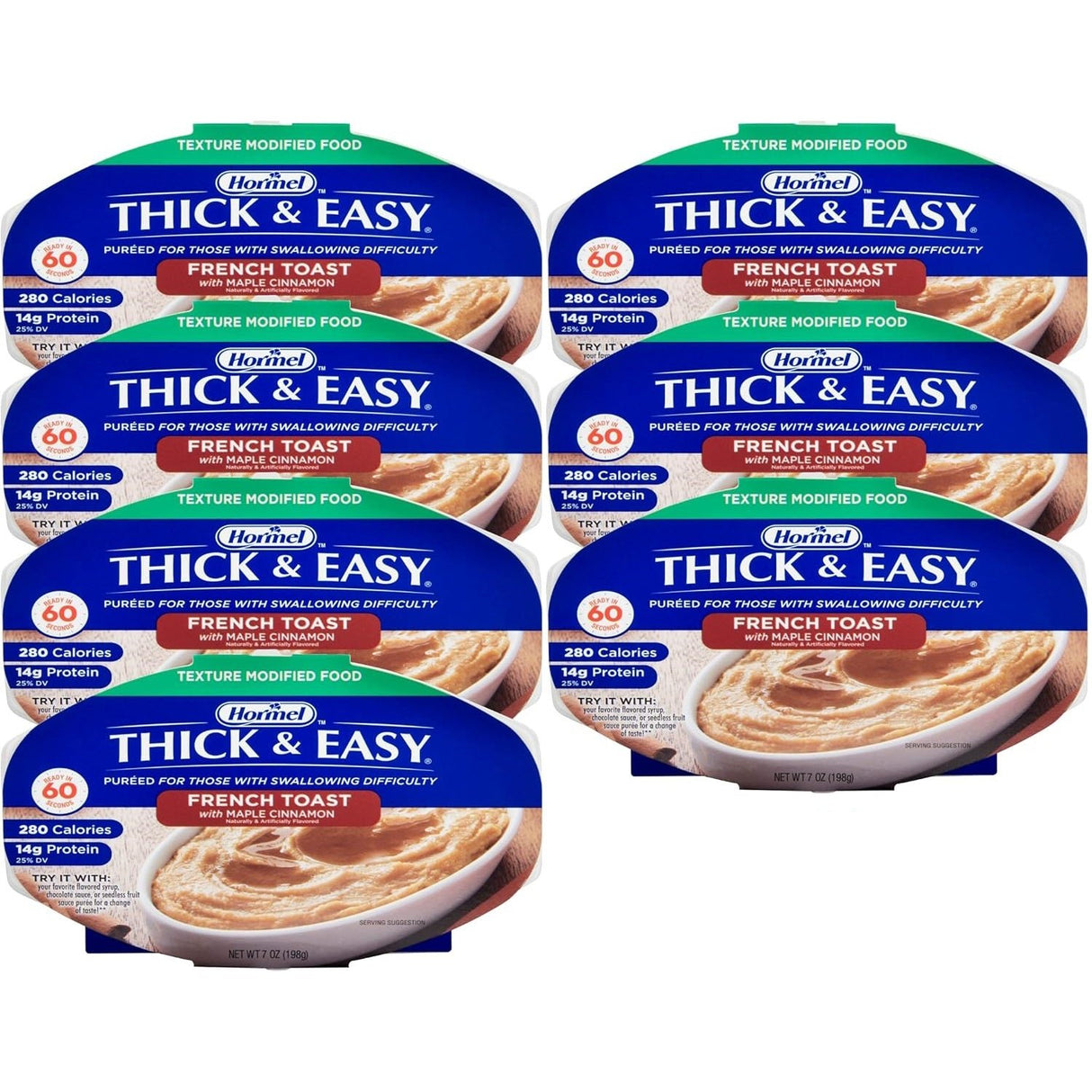 Hormel Thick & Easy Purees, Cinnamon French Toast, Case/7 - 60742-Case - LL Medico