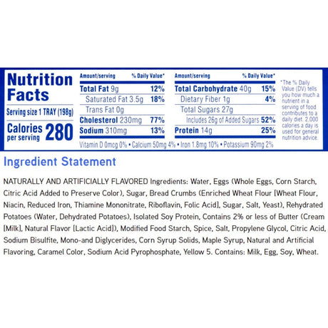 Hormel Thick & Easy Purees, Cinnamon French Toast, Case/7 - 60742-Case - LL Medico