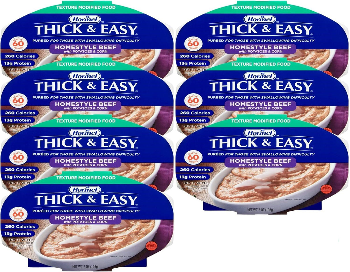 Hormel Thick & Easy Purees, Homestyle Beef, Case/7 - 60747-Case - LL Medico