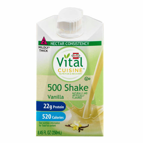 Hormel Vital Cuisine 500 Shake, Vanilla, Case/27 - 72504-Case - LL Medico
