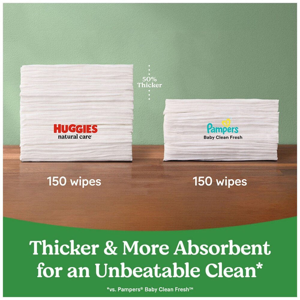 Huggies Natural Care Fragrance - Free Alcohol - Free Baby Wipes - 31803-Pack - LL Medico
