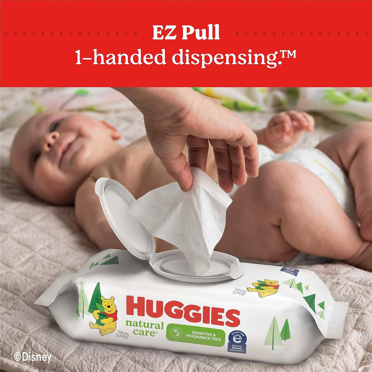 Huggies Natural Care Fragrance - Free Alcohol - Free Baby Wipes - 31803-Pack - LL Medico