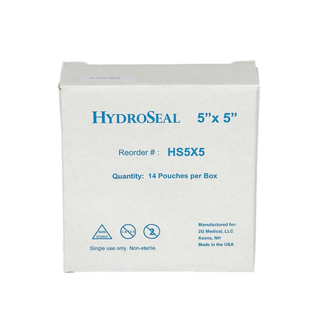 HydroSeal IV Site Barrier Protector, Clear, 5 x 5", Film / Adhesive, NonSterile - HS5X5-Box - LL Medico