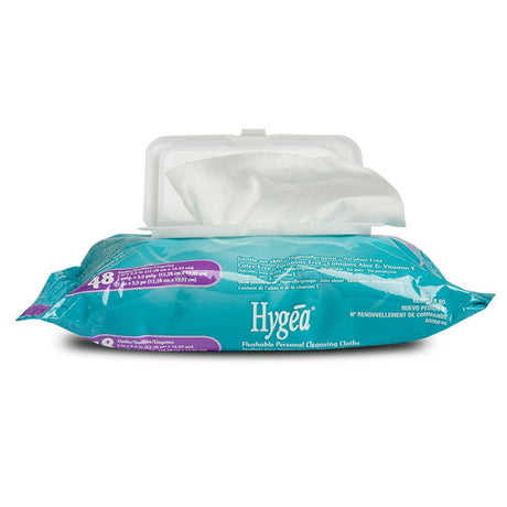 Hygea Flushable Personal Wipes - A500F48-Pack - LL Medico