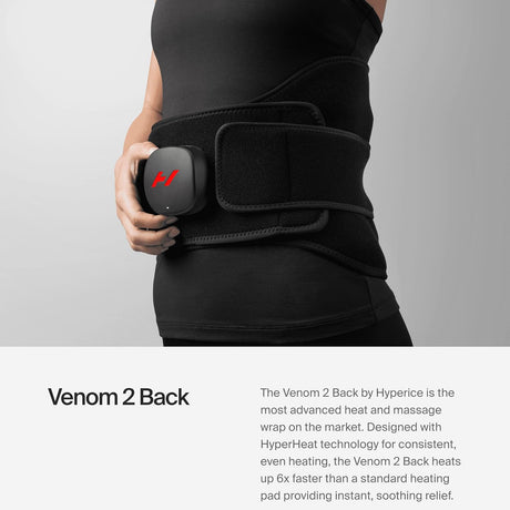 Hyperice Venom 2 Heat and Massage Therapy Wrap, Heat and Vibration, Reusable - 22000001-00-Single - LL Medico