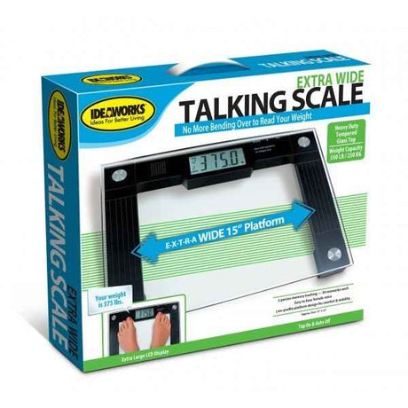 Ideaworks Extra Wide Talking Bathroom Scale - JB5824 - LL Medico