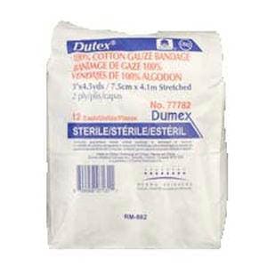 Dutex Conforming Bandage, 3 Inch x 4-1/2 Yard, 2-Ply