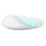 Zetuvit Plus Silicone Border Super Absorbent Dressing, 9 x 9 Inch Sacral
