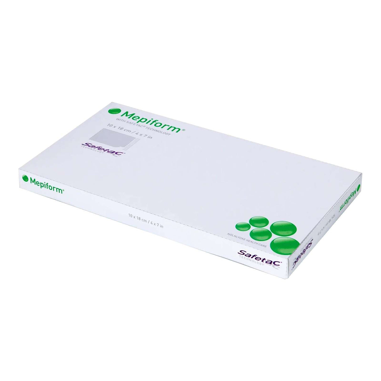 Molnlycke Mepiform Self Adherent Silicone Dressing, 4 x 7 Inch