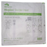 Mepilex Border Heel Foam Dressing, 8-3/5 x 9 Inch