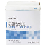 McKesson USP Type VII Gauze Sponge, 2 x 2 Inch, 12-Ply