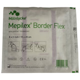 Mepilex Border Flex Adhesive with Border Foam Dressing, 6 x 8 Inch