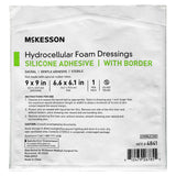 McKesson Hydrocellular Foam Dressing with Border Silicone Adhesive, Sacral