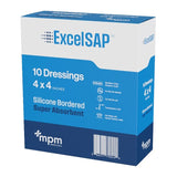 ExcelSAP Super Absorbent Dressing, 4 x 4 Inch