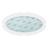 Zetuvit Plus Silicone Border Super Absorbent Dressing, 4.7 x 9 Inch Oval