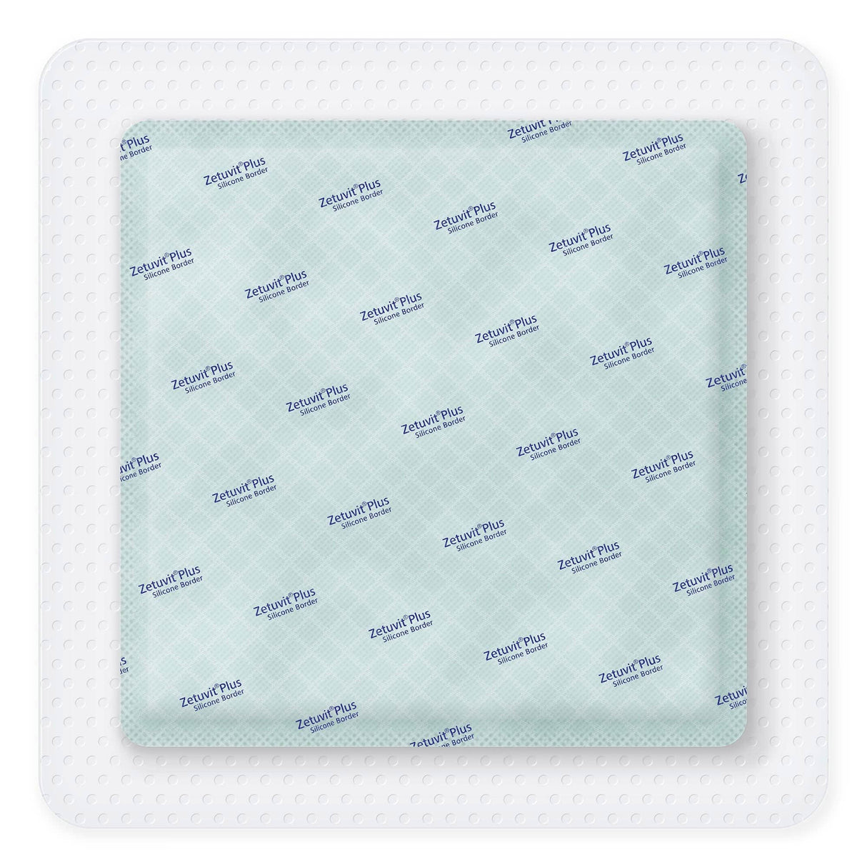 Zetuvit Plus Silicone Super Absorbent Dressing, 8 x 8 Inch