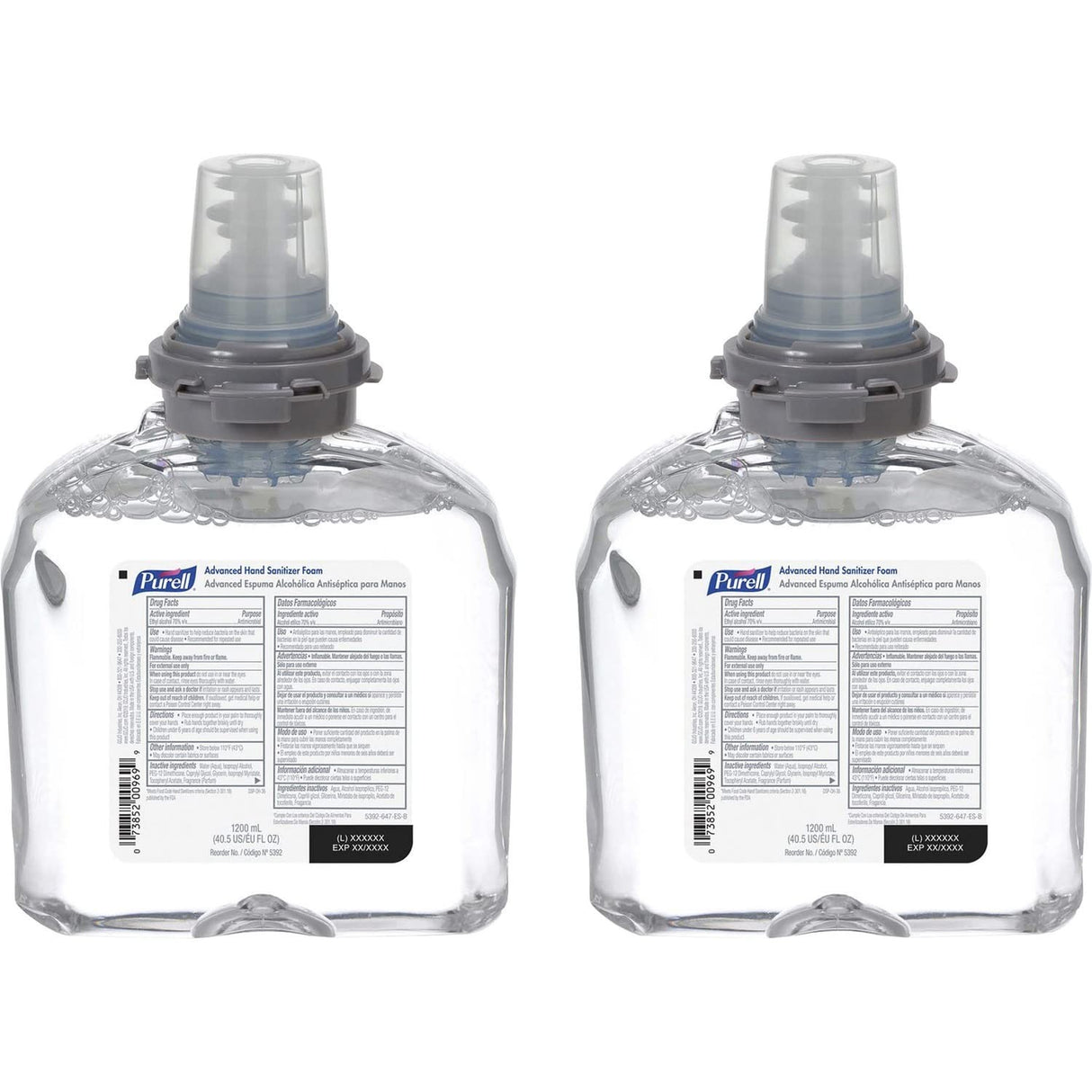 Purell Healthcare Advanced Hand Sanitizer Foam, 1200 mL, Case of 2