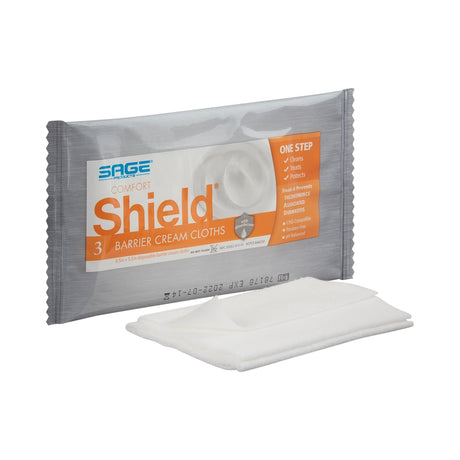 Sage Products Sage Shield Barrier Cream Cloths, Soft Pack - 7905 - LL Medico