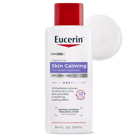 Eucerin Itch Relief Intensive Calming Lotion, Unscented, 8.4 oz