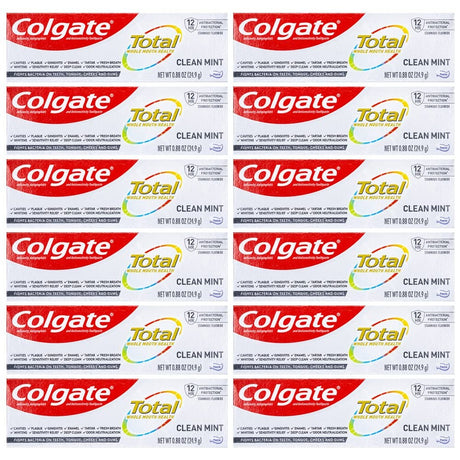 Colgate Total Toothpaste, Clean Mint, 0.88 oz Tube