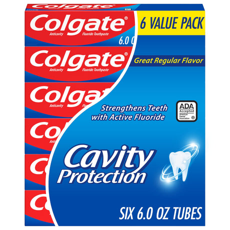 Colgate Cavity Protection Toothpaste, Regular Flavor