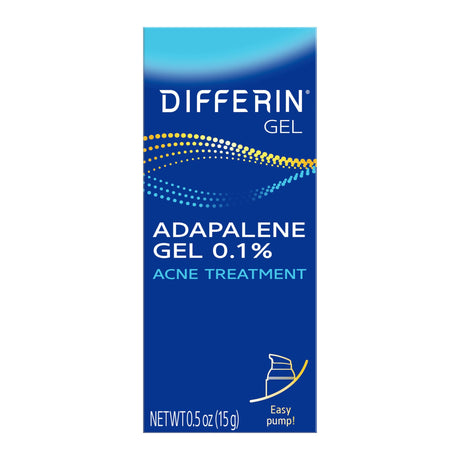 Differin Adapalene Gel 0.1% Acne Treatment