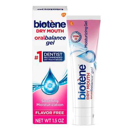 Biotene Dry Mouth Oral Balance Gel, Flavor Free, 1.5 oz