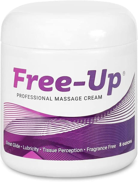 Free-Up Professional Massage Cream, Fragrance Free, 8 oz
