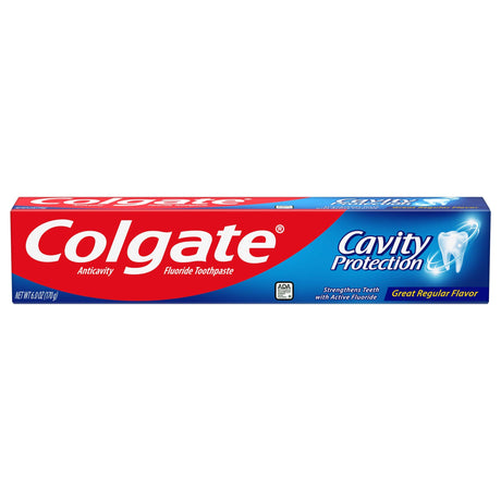 Colgate Cavity Protection Toothpaste, Regular Flavor
