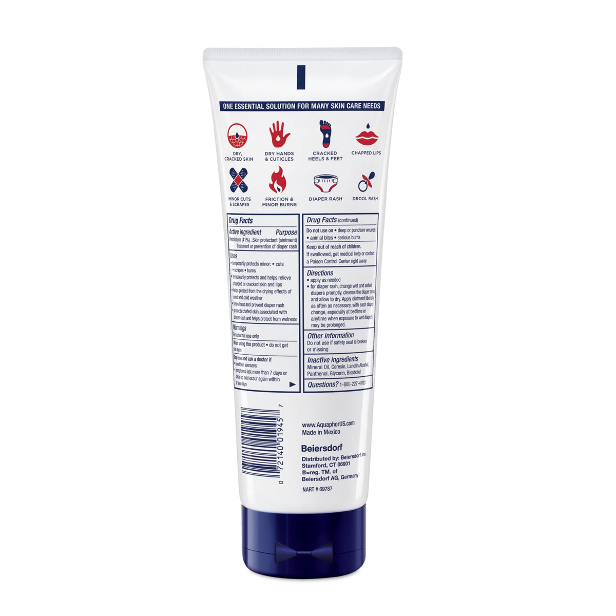 Aquaphor Healing Ointment Advanced Therapy, Unscented