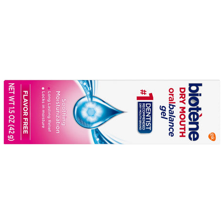 Biotene Dry Mouth Oral Balance Gel, Flavor Free, 1.5 oz