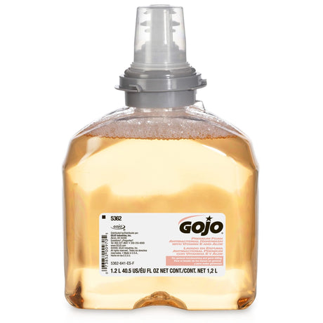 Gojo Premium Foam Antibacterial Handwash with Vitamin E, Fresh Fruit Scent, 1200 mL