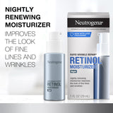 Neutrogena Rapid Wrinkle Repair Retinol Moisturizer Night Lotion, Unscented, 1 fl oz