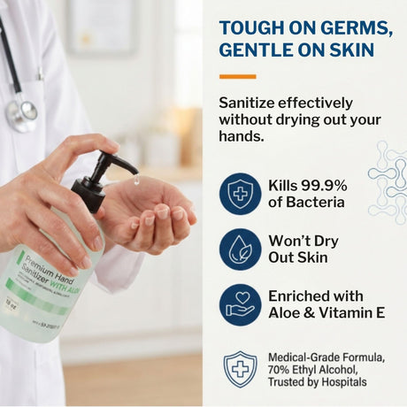 McKesson Hand Sanitizer with Aloe Gel, Fresh Scent