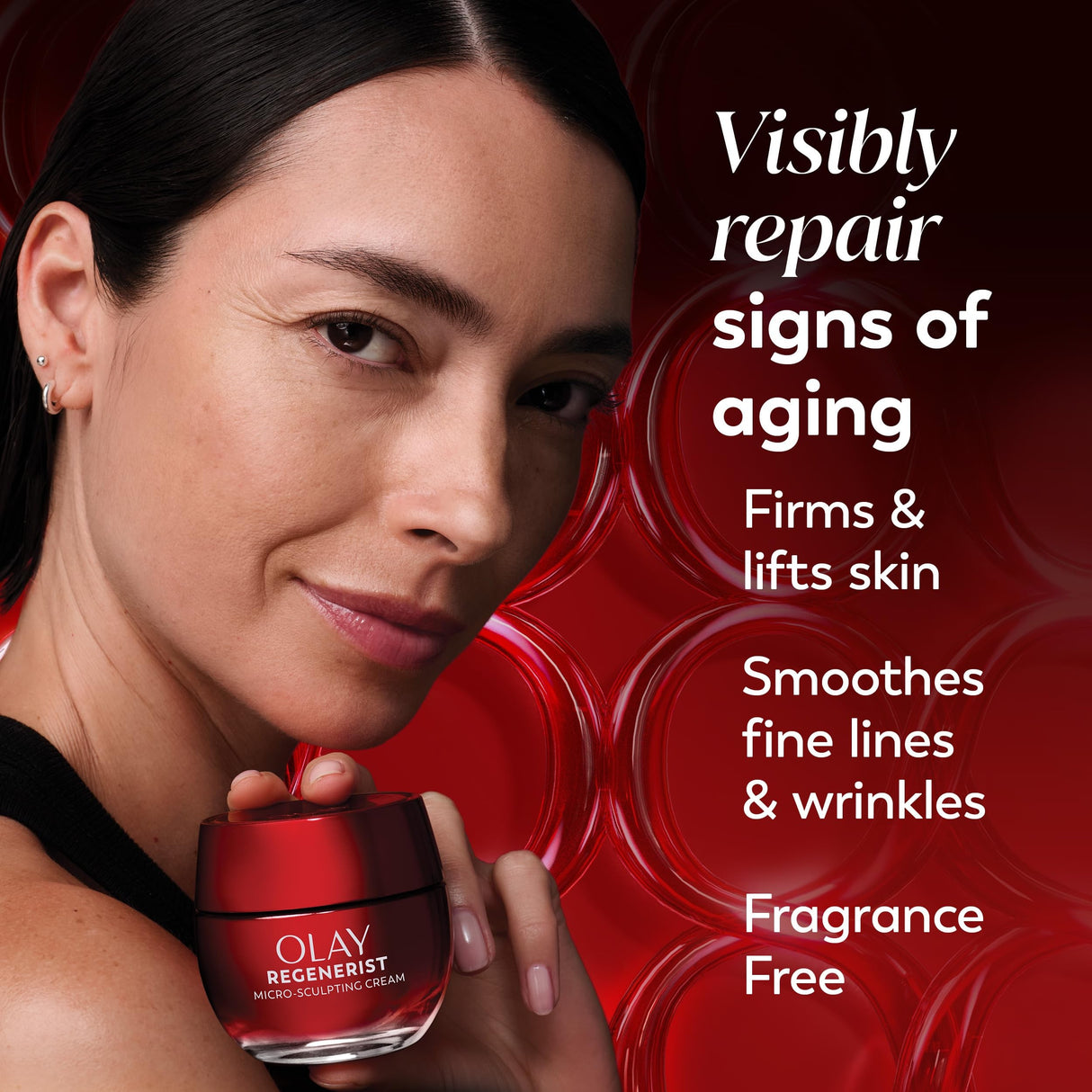 Olay Regenerist Micro-Sculpting Cream, Scented, 1.7 oz Jar