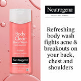 Neutrogena Body Clear Body Wash, Pink Grapefruit, 8.5 fl oz