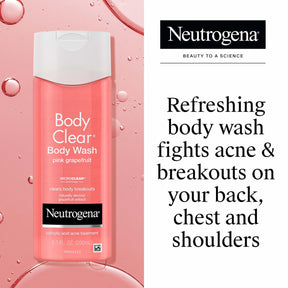 Neutrogena Body Clear Body Wash, Pink Grapefruit, 8.5 fl oz