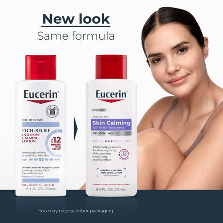Eucerin Itch Relief Intensive Calming Lotion, Unscented, 8.4 oz