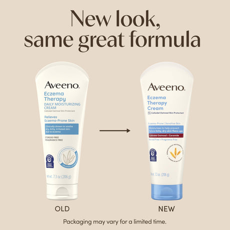 Aveeno Eczema Therapy Cream, Fragrance Free, 7.3 oz