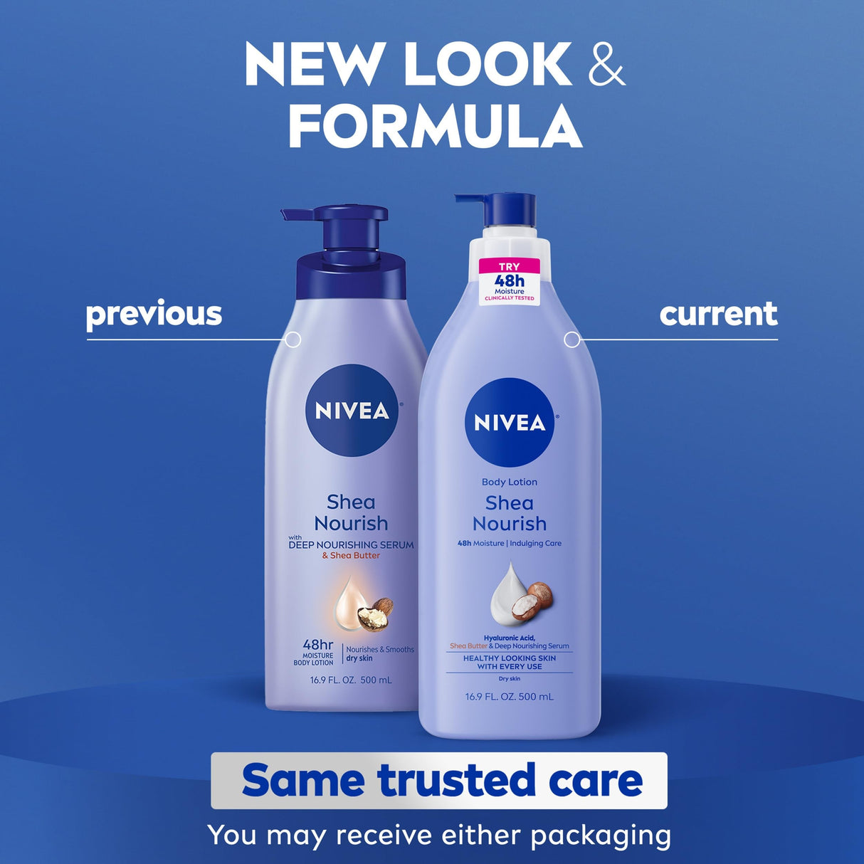 Nivea Shea Nourish Body Lotion, 16.9 fl oz