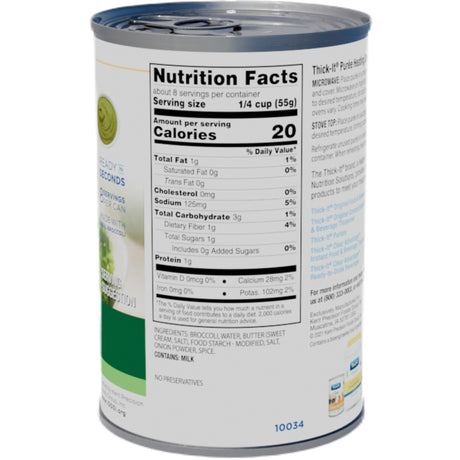 Thick-It Broccoli Puree Thickened Food, 15 oz