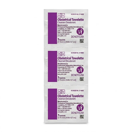 Hygea Obstetrical Towelette Cleanser/Deodorant, Scented