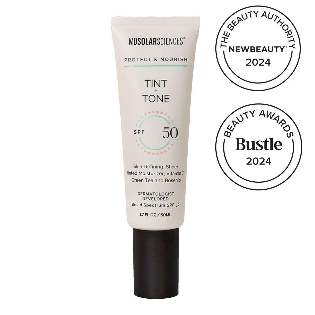 MDSolarSciences Tint + Tone SPF 50 Facial Moisturizer Cream, 1.7 oz