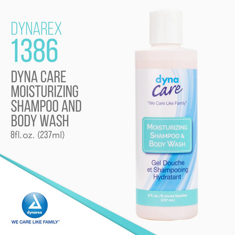 DynaCare Moisturizing Shampoo & Body Wash, Tropical Scent, 8 fl oz