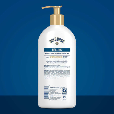 Gold Bond Healing Hydrating Lotion with Aloe, 14 oz Pump Bottle