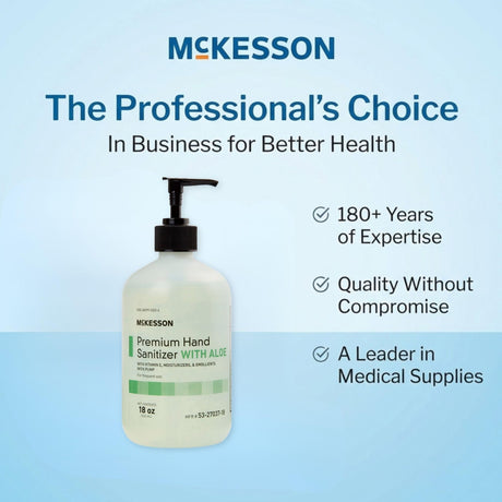 McKesson Hand Sanitizer with Aloe Gel, Fresh Scent
