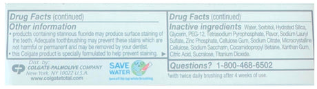 Colgate Total Toothpaste, Clean Mint, 0.88 oz Tube