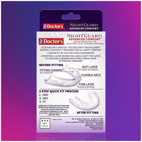 The Doctor’s Doctor's NightGuard Advanced Comfort Dental Protector, Single - 04203779922 - LL Medico
